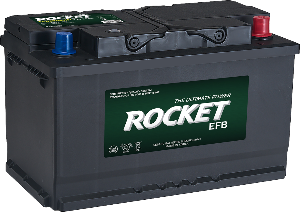 ROCKET EFB Starter Battery 12V 80Ah 730A • Sebang Batteries Europe